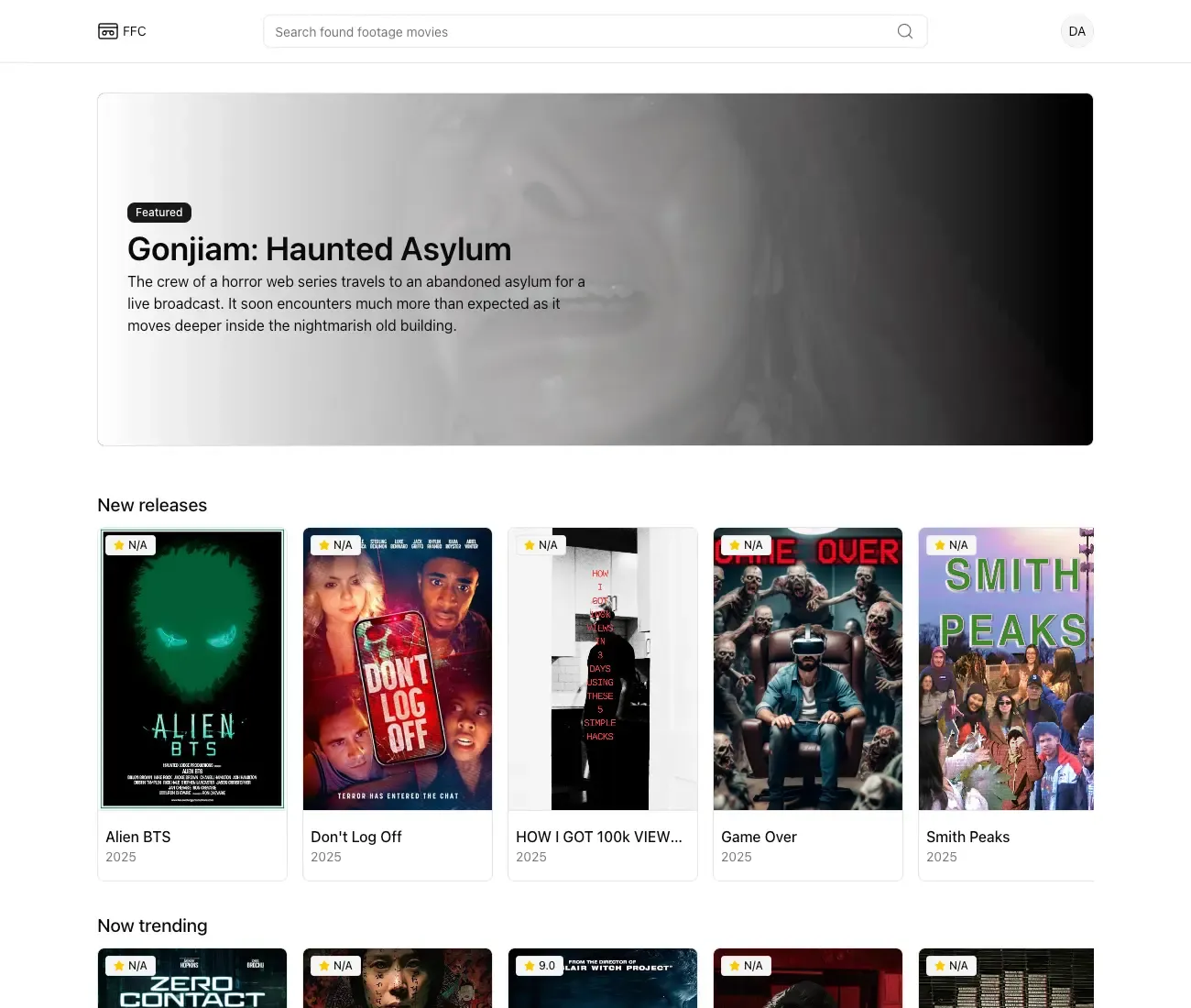 project - Found Footage Club